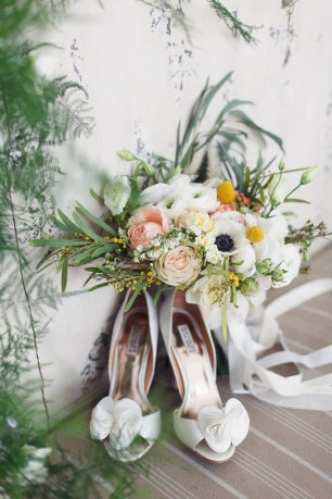 Весенний букет невесты