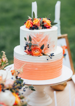 цвет свадьбы 2019, свадьба в оранжевом цвете, декор TEPLITSA