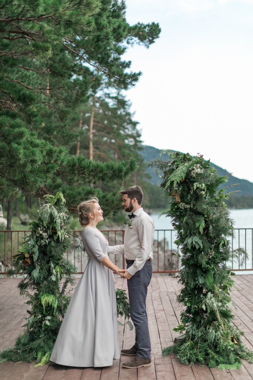 Свадьба для Наталии и Валентина в Горном Алтае, эко-стиль
