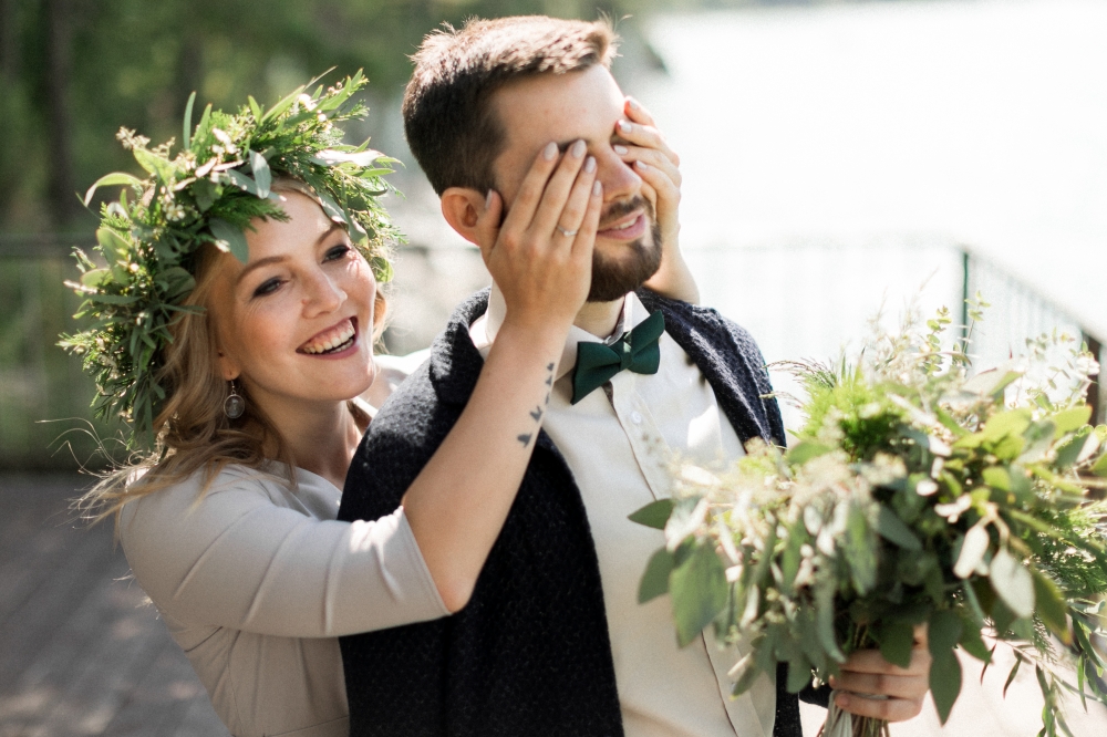 Свадьба для Наталии и Валентина в Горном Алтае, эко-стиль