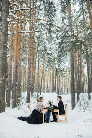 Зимняя свадьба Ильнура и Дарьи