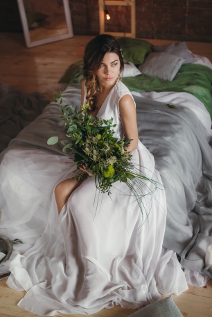 Утро невесты в будуаре