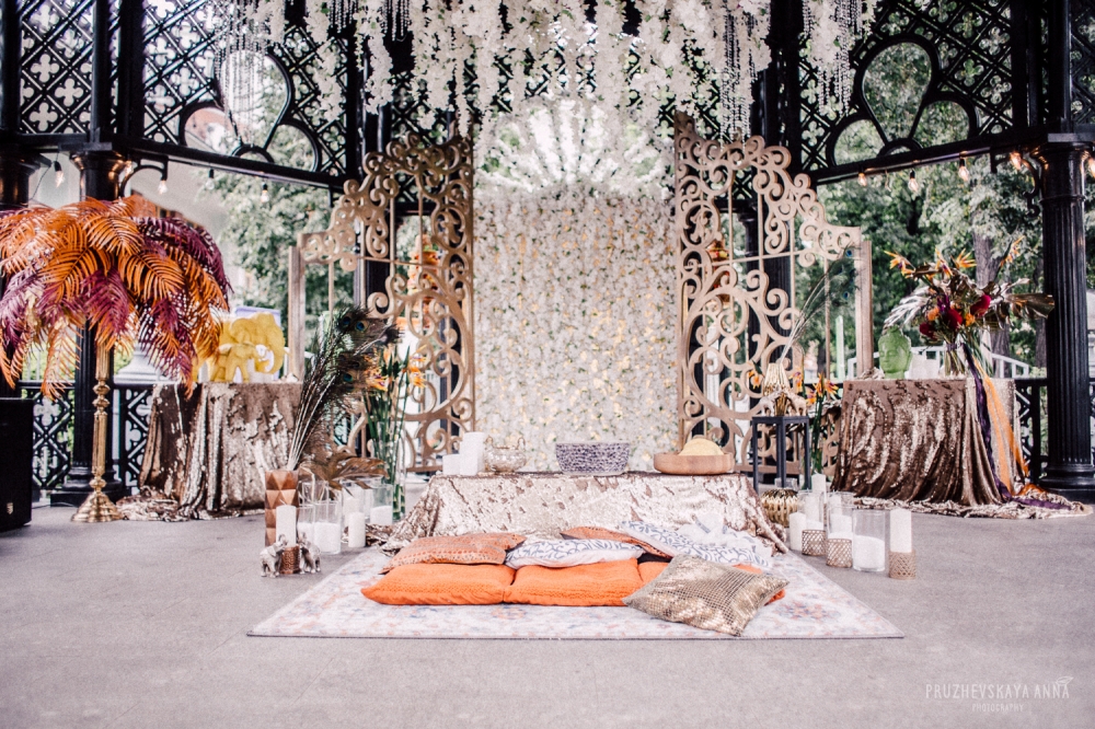 Сад Эрмитаж свадебная регистрация "Индонезия"