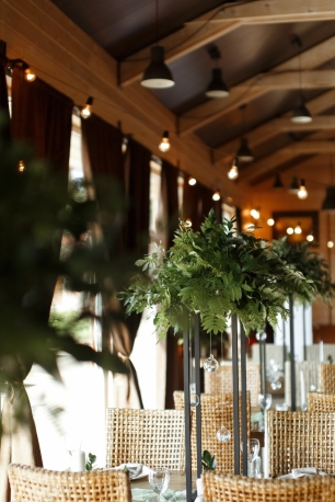 Свадебное оформление в эко-стиле