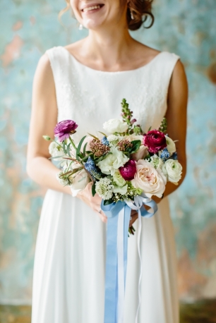 Необычный букет невесты