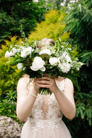 Букет невесты в лесном стиле