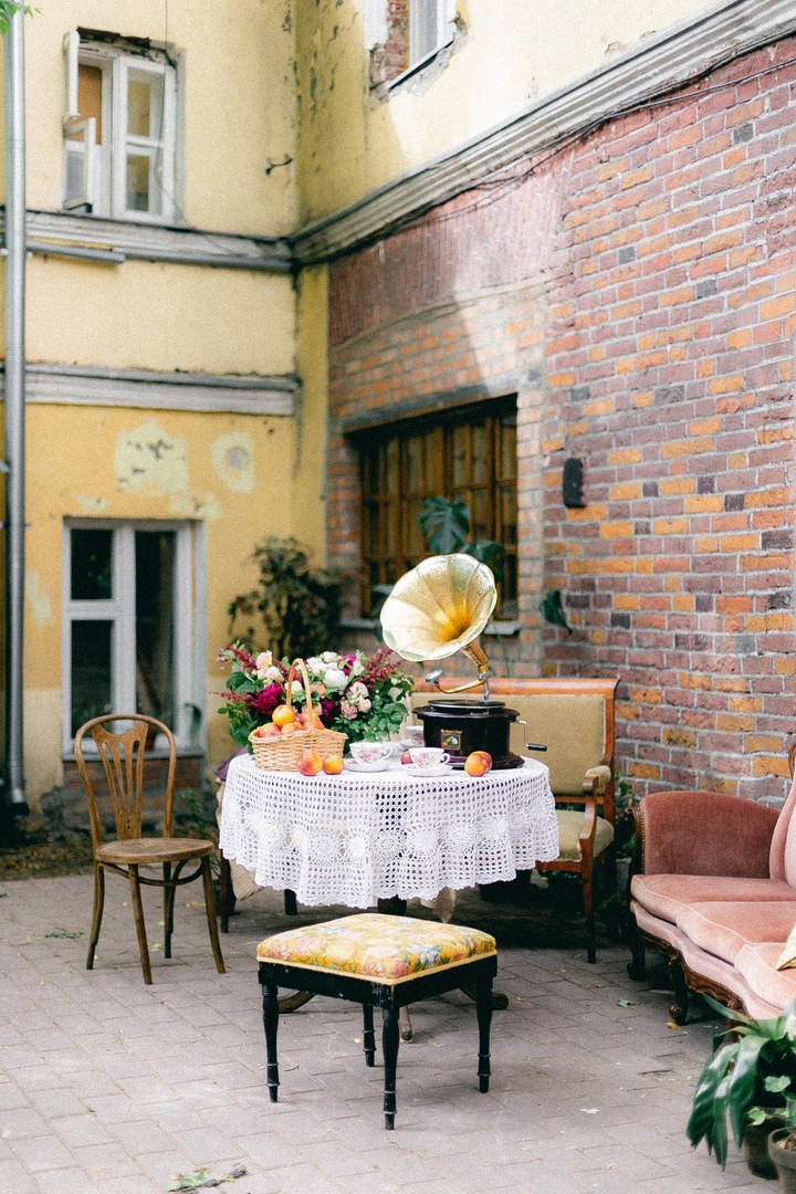 Свадьба в стиле "Дача советских архитекторов"