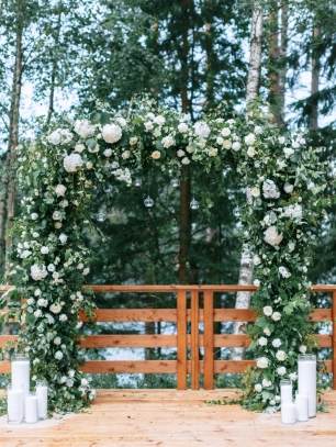 Арка в стиле эко