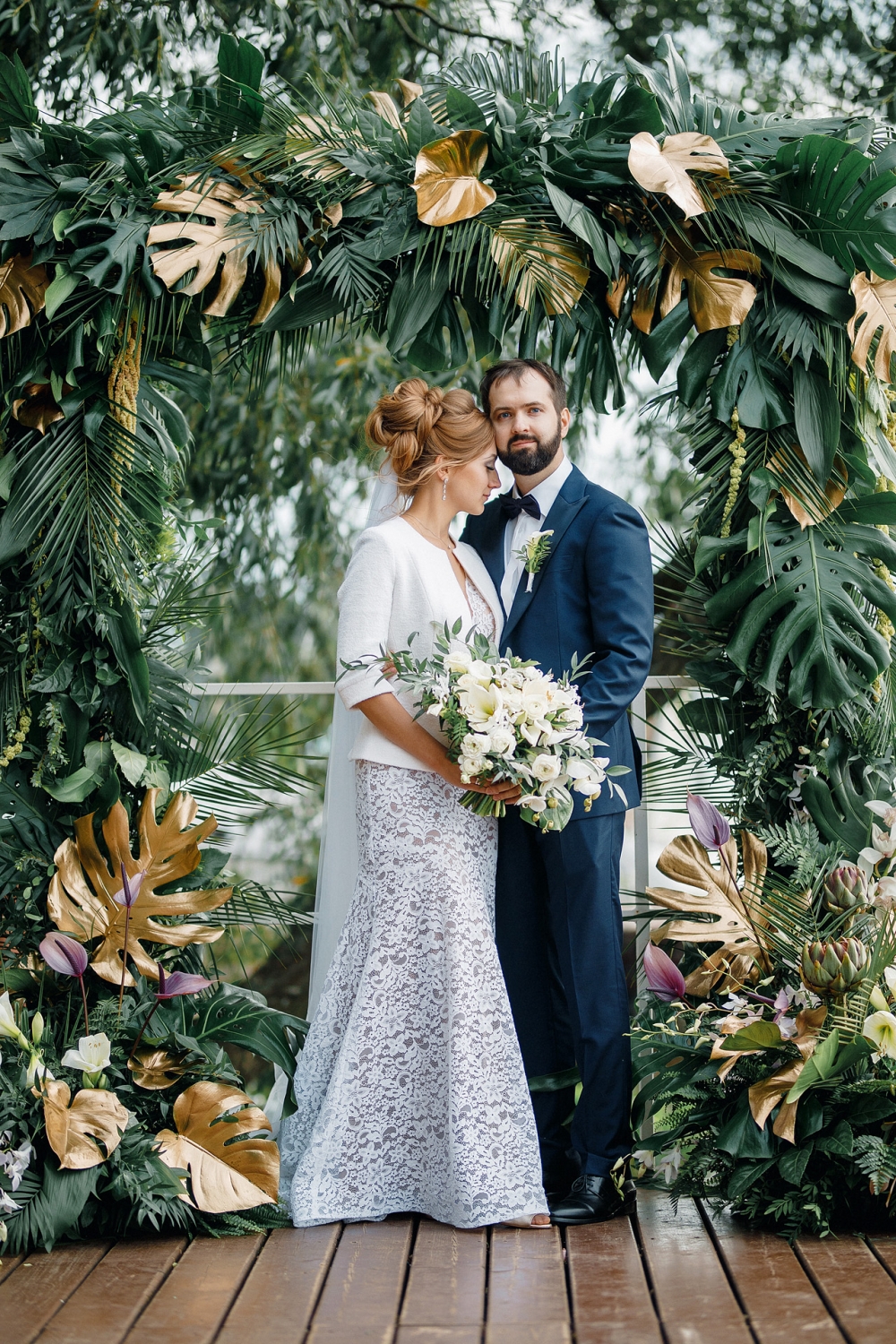 Тропическая свадьба. Фото Азат Биккинин. Локация яхт-клуб Нептун