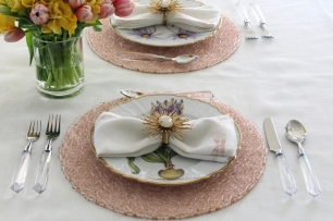 Весенняя сервировка