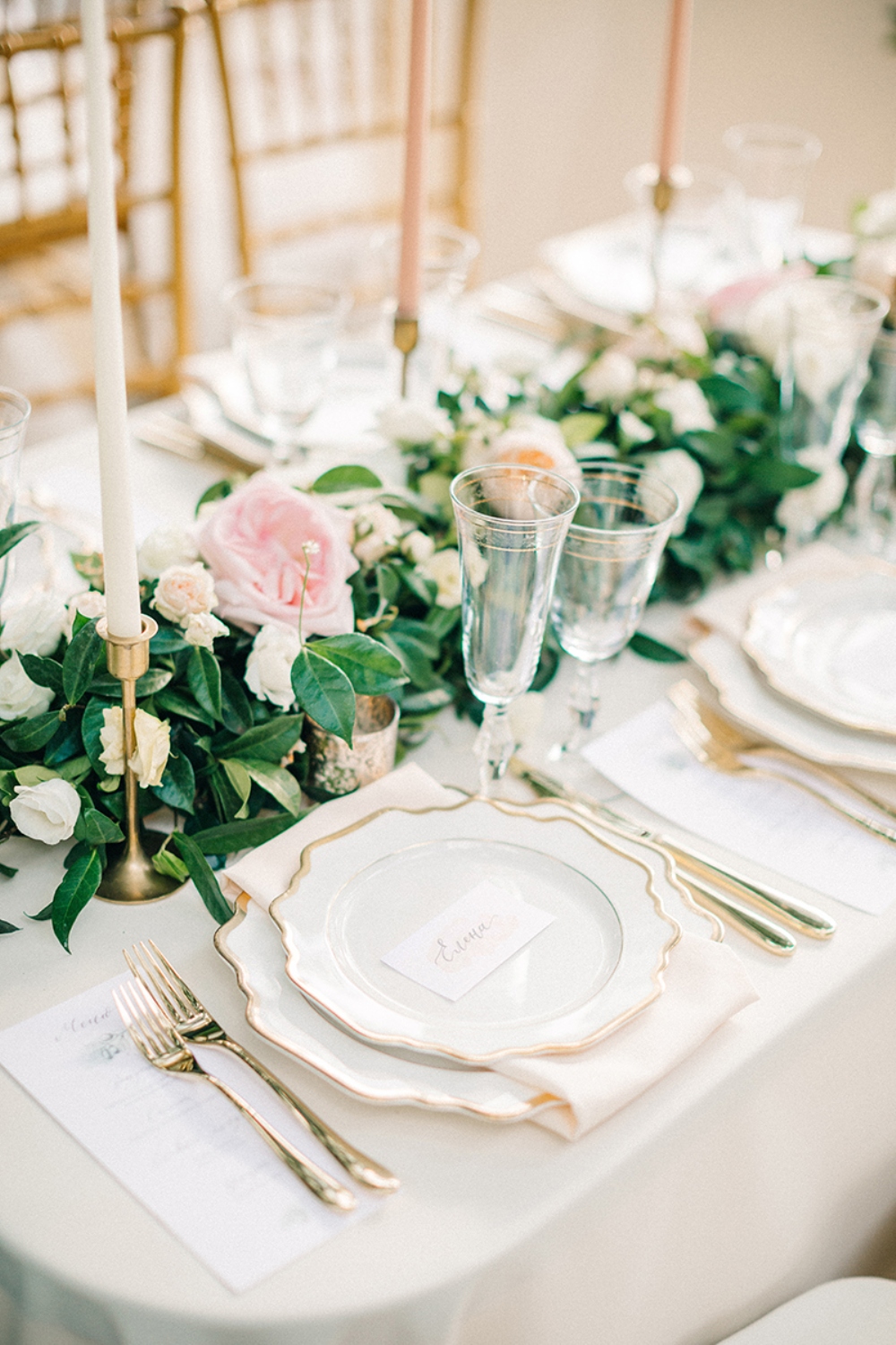 оформление ужина