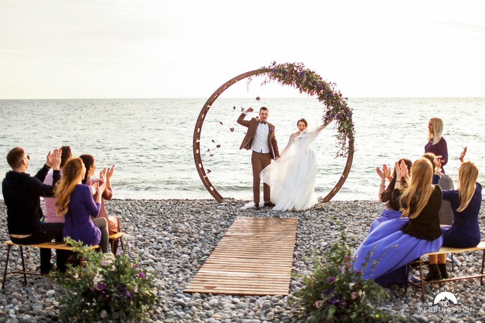 Свадьба Даниила и Насти в ультрамодном цвете 2018 года. Молодые, дерзкие, красивые