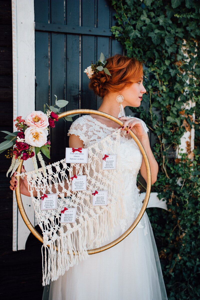 необычный план рассадки точно приятно удивит ваших гостей ;)