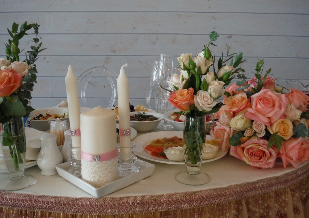 Оформление свадьбы Захара и Дианы ресторан "Русская рыбалка"