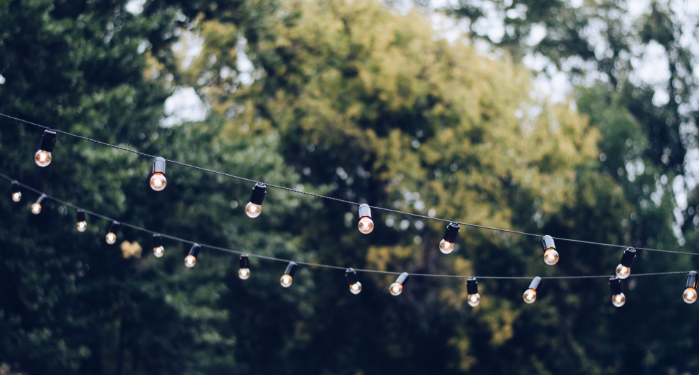 ретро-гирлянда нить