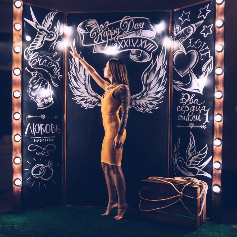 Аренда меловой (грифельной) фотозоны