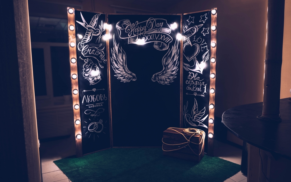 Аренда меловой (грифельной) фотозоны