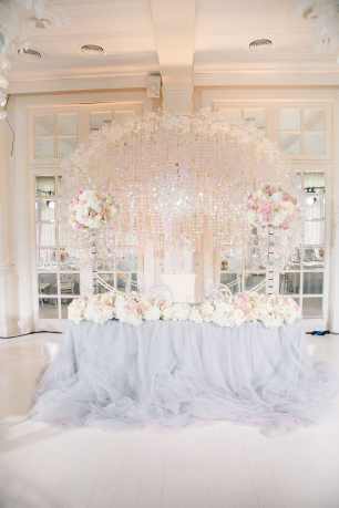 Оформление президиума сияющими подвесами Perl