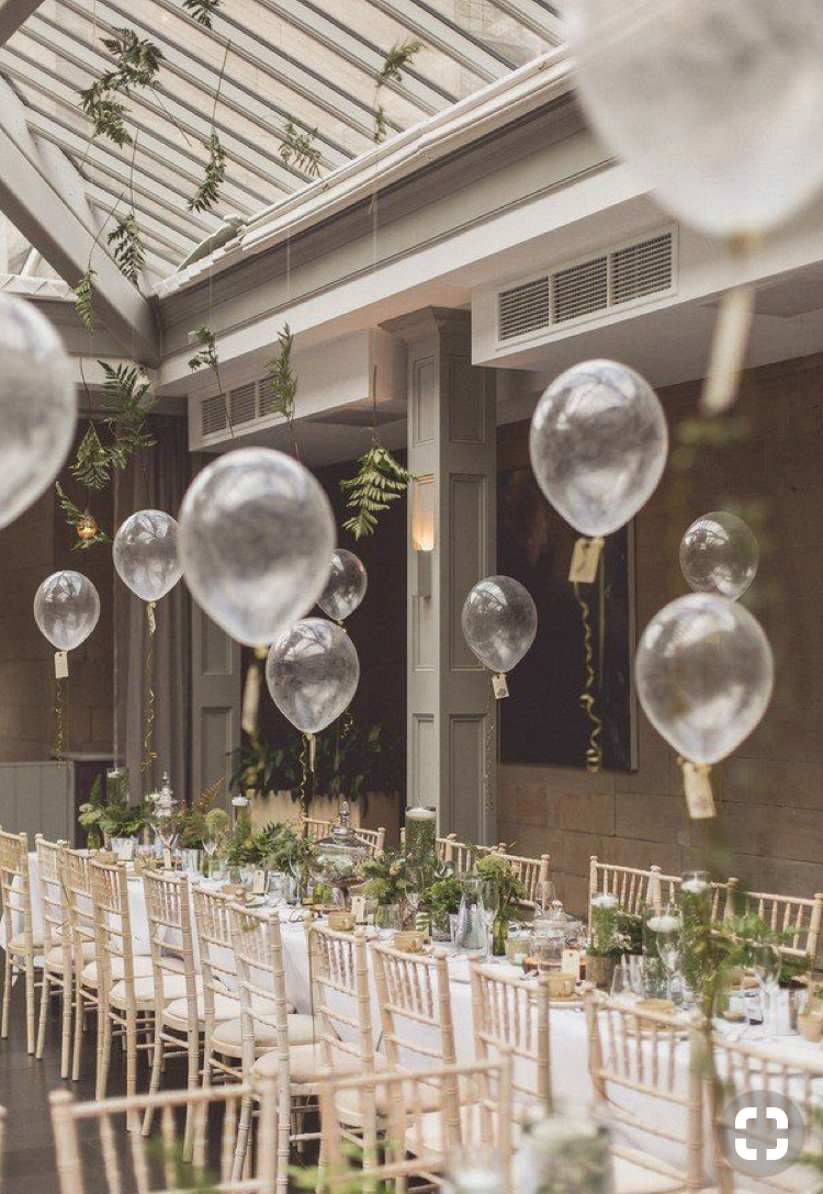 Украшение свадьбы шарами зала - заказать | Оформление воздушными шарами зала на свадьбу в Костроме