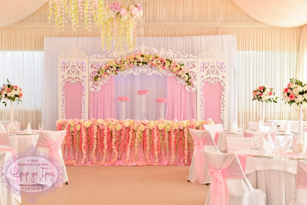 Оформление и украшение ресторана на свадьбу в Севастополе