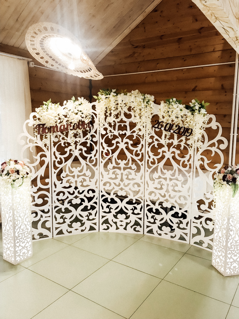 Разнообразные ширмы в свадебном декоре. – Arenda Decora