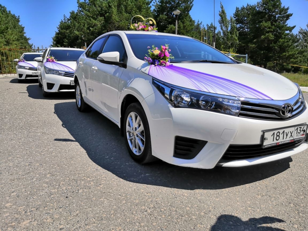 Свадебный кортеж Волгоград - аренда машин на свадьбу, прокат свадебных украшений