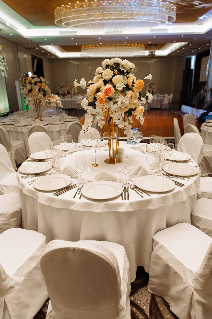 Оформление банкетного зала в "Лотте"