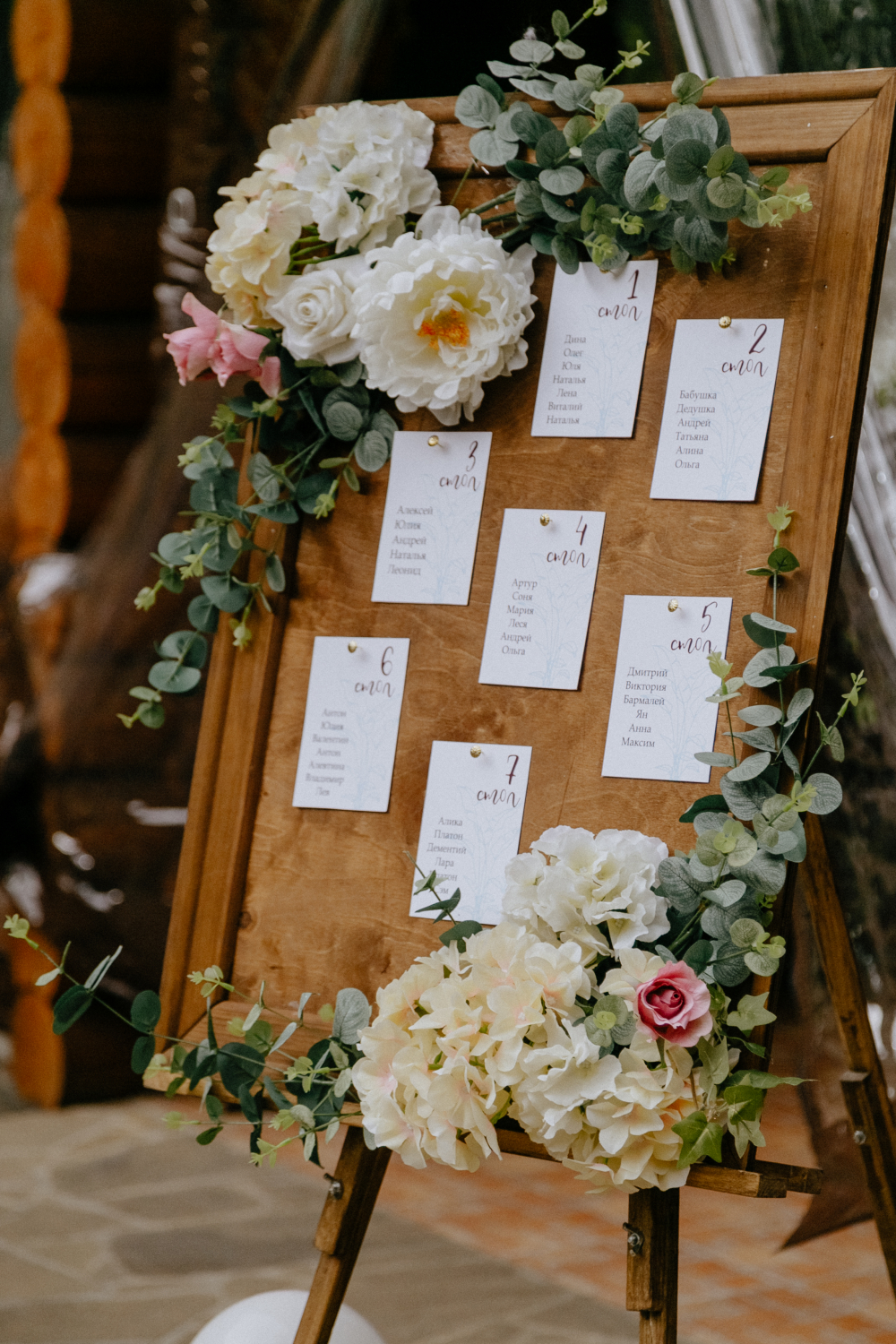 План рассадки