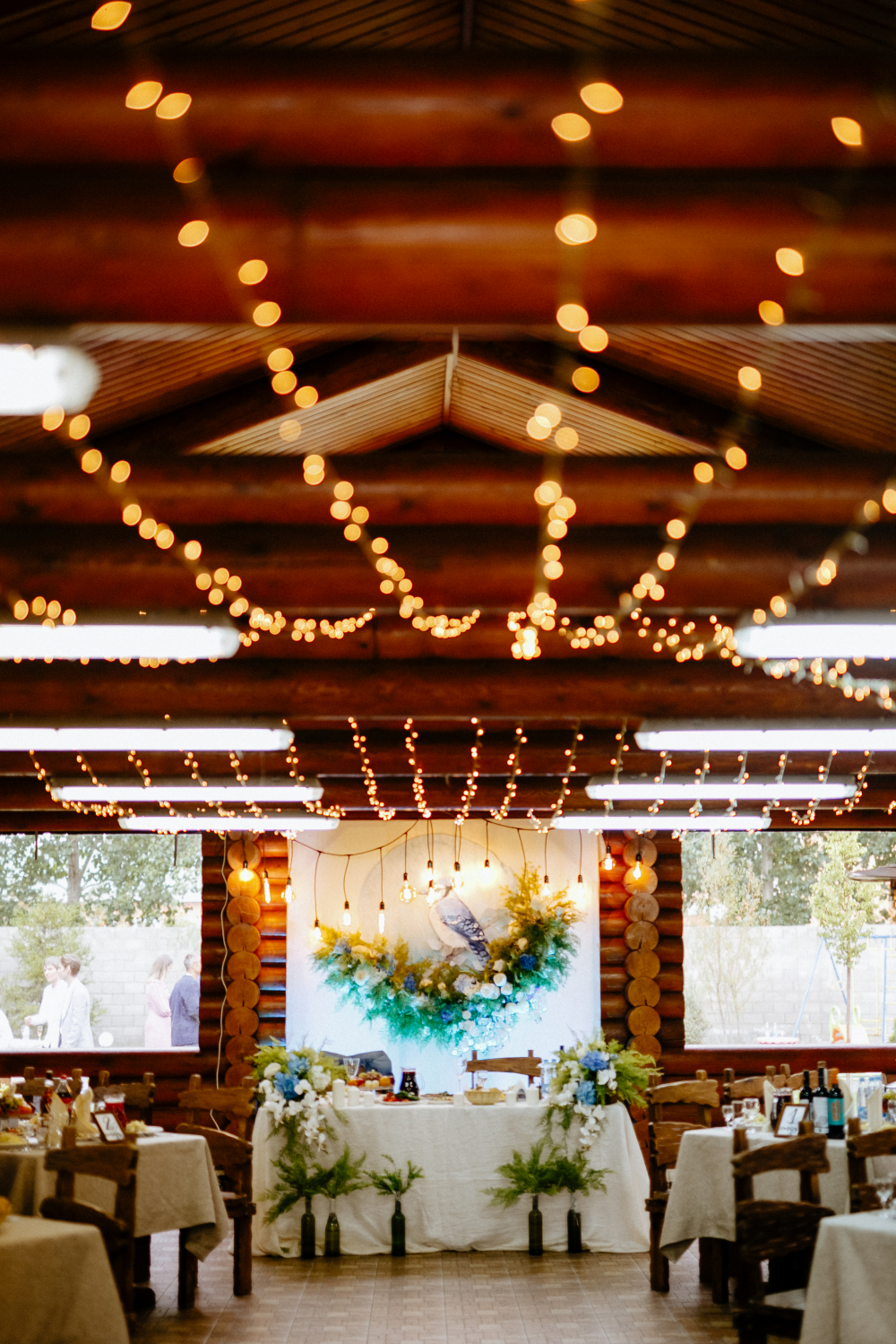 Оформление зала в "Русской охоте"