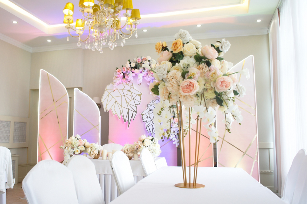 Композиции на столы в "Клапштосе"