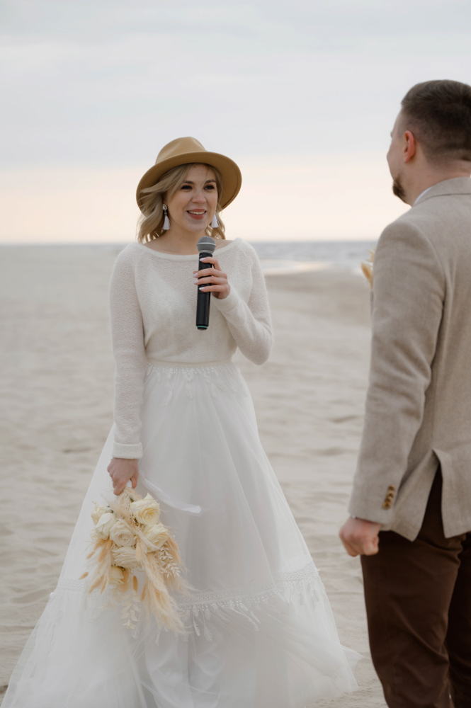 Бохо свадьба на море, в Калининграде.