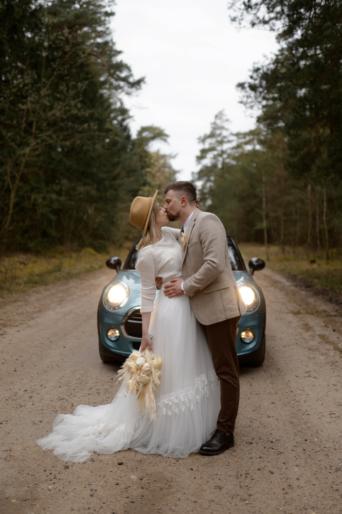 Бохо свадьба на море, в Калининграде.