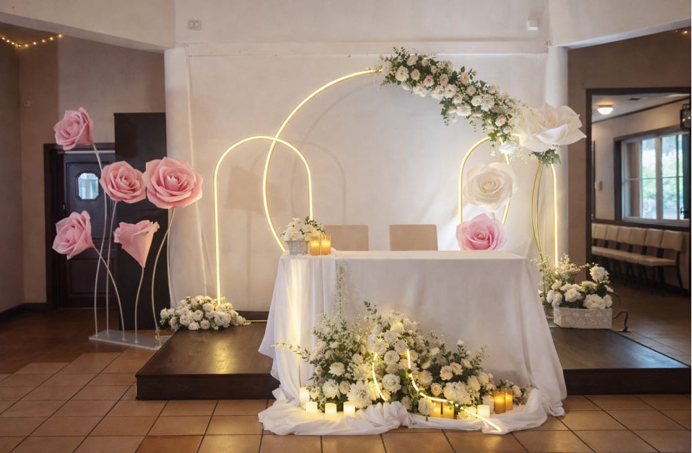 Большей наших работ на нашем сайте https://decor-svadba.ru