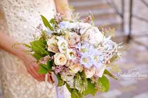 Букет невесты с розами