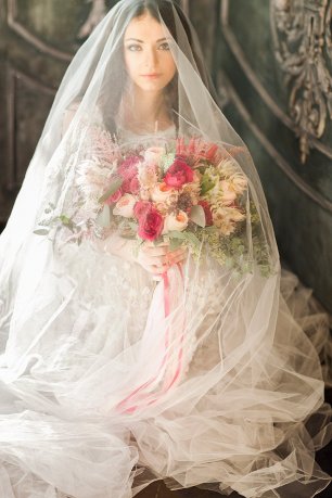 Нежная фата невесты