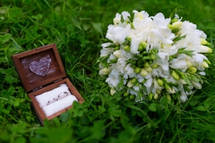 Монобукет из фрезии