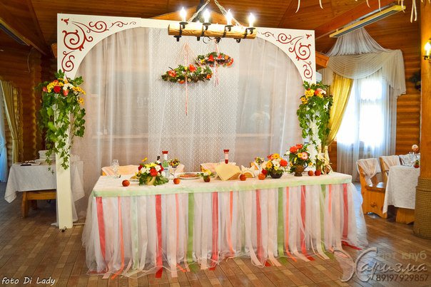 База отдыха Рублевка оформление зоны молодых