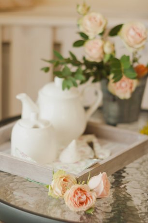 Декор для завтрака невесты