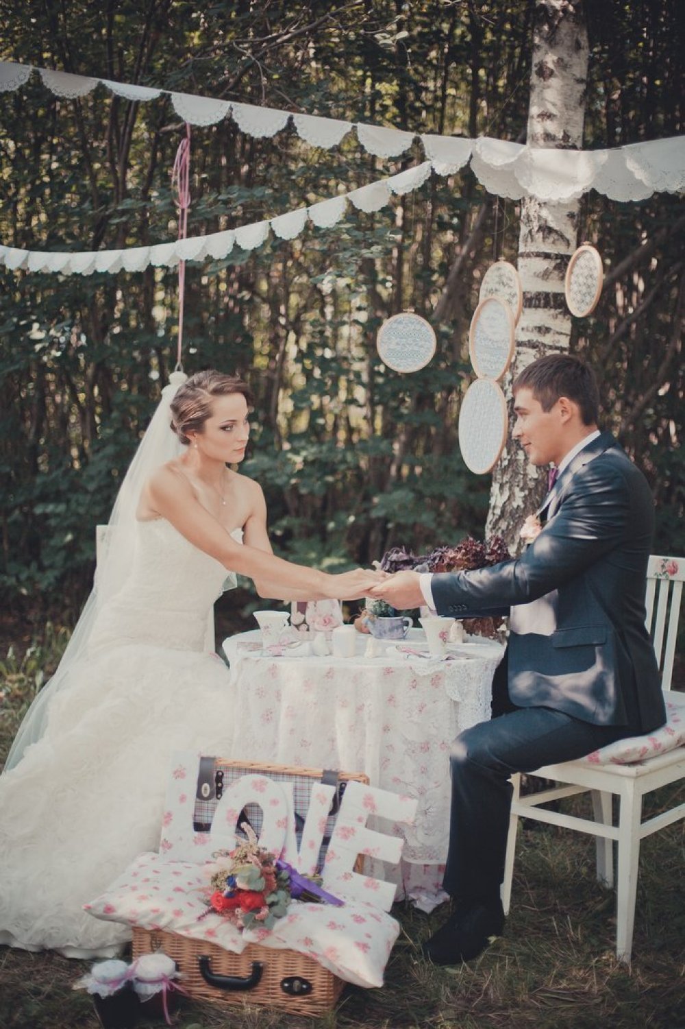 Свадебная Фотозона в стиле "Прованс"