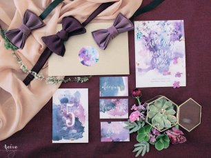 Полиграфия в акварельном стиле