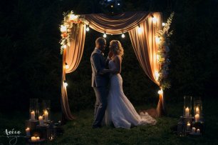 Вечерняя регистрация в стиле рустик