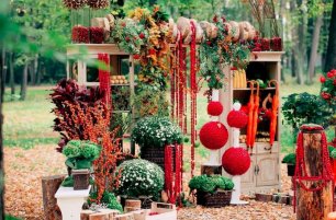 Осенняя свадьба в стиле "эко"