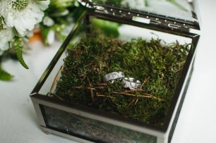 Стеклянная шкатулка для колец