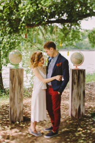 Свадебная фотосессия в тематике Путешествия