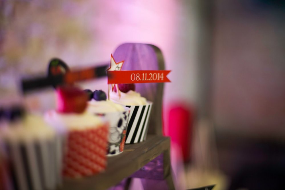 оформление кэнди-бара для свадебной Рок-вечеринки