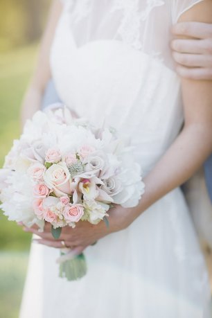 Красивый свадебный букет