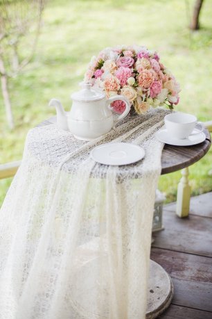 Оформление утреннего завтрака невесты