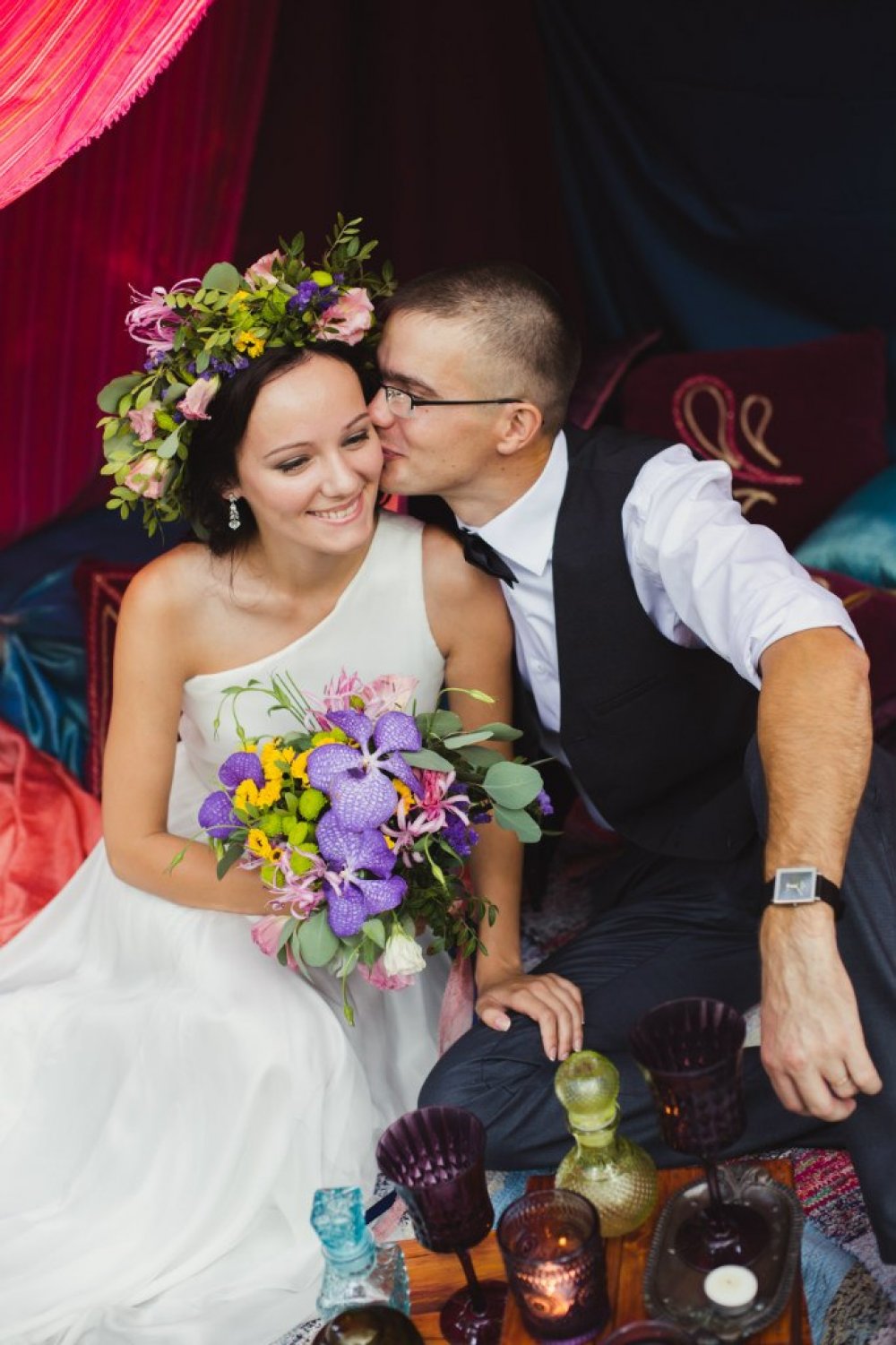 Свадебная фотосессия Марины и Стаса в стиле бохо