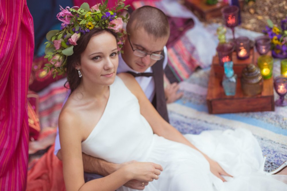 Свадебная фотосессия Марины и Стаса в стиле бохо