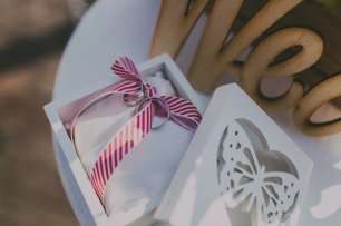 Шкатулка с подушечкой для колец